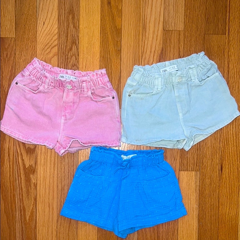 Zara Kids Bundle Colorful Bottoms Set